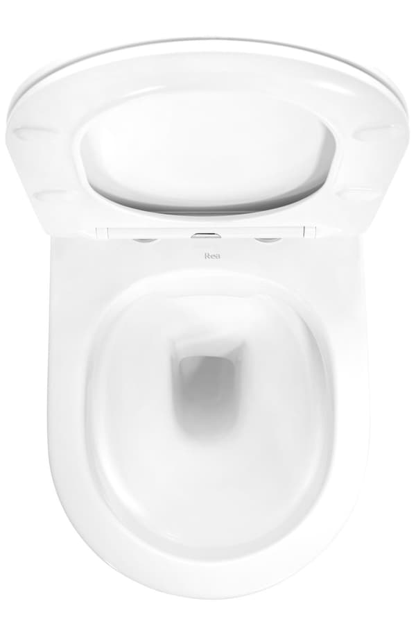 CARLO WHITE MINI LITTEÄ KULTAREUNAINEN RIIPPUVA WC-KULHO