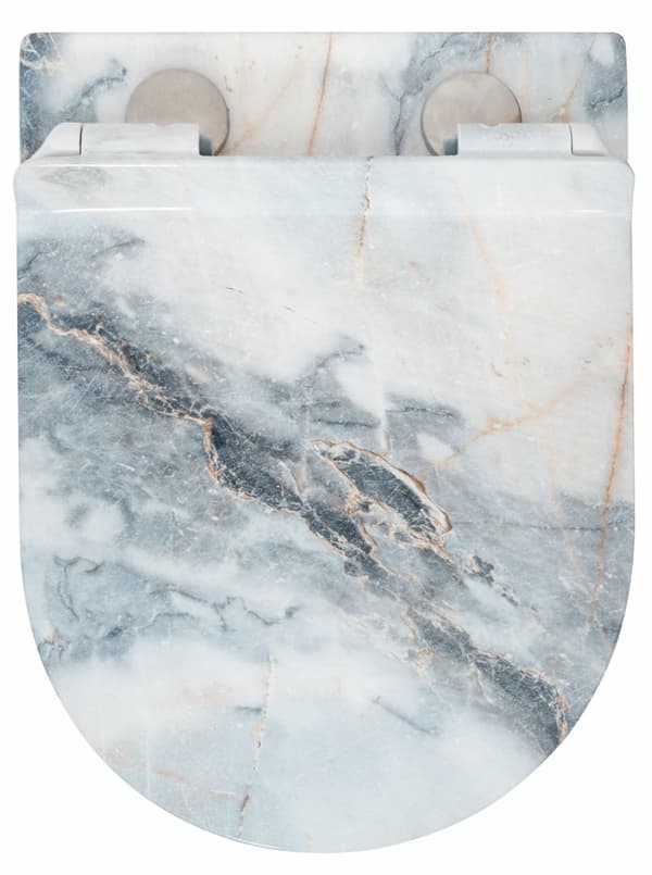 SEINÄLLE RIPUSTETTAVA WC-KULHO CARLOS SLIM MARGELLESS GRANITE KIILTÄVÄ
