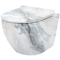 Pikkukuva 1 / 7: SEINÄLLE RIPUSTETTAVA WC-KULHO CARLOS SLIM MARGELLESS GRANITE KIILTÄVÄ