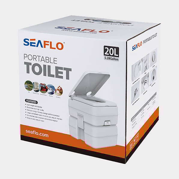 Portabel toalett / kemtoalett SEAFLO Multifunctional Toilet, 20 liter