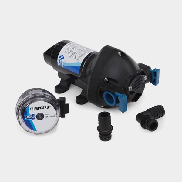 Elektrisk båttoalett Jabsco Quiet Flush E2 Comfort SoftClose, 12 V, för sjövattenfyllning + pump