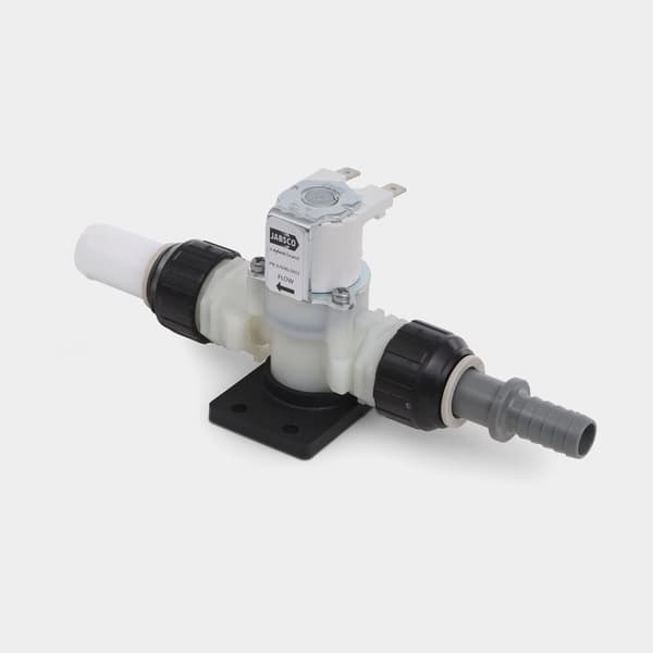 Elektrisk båttoalett Jabsco Quiet Flush E2 Comfort SoftClose, 12 V, för sjövattenfyllning + pump
