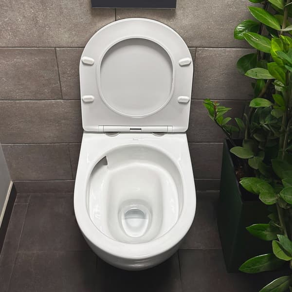 Seinä-WC Carlo Mini Flat N Tornado Rimless