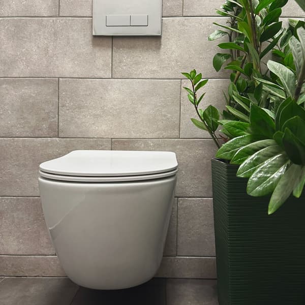 Seinä-WC Carlo Mini Flat N Tornado Rimless