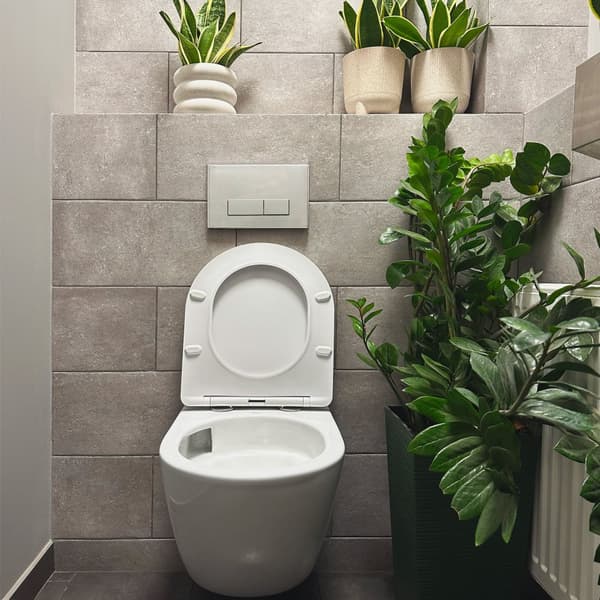 Seinä-WC Carlo Mini Flat N Tornado Rimless