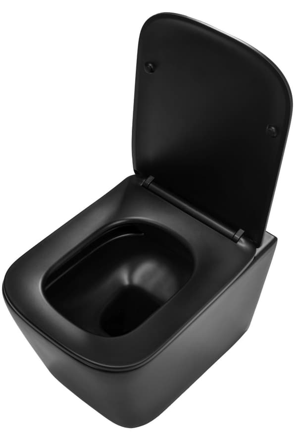 Væghængt toilet Rea Julio Sort Mat