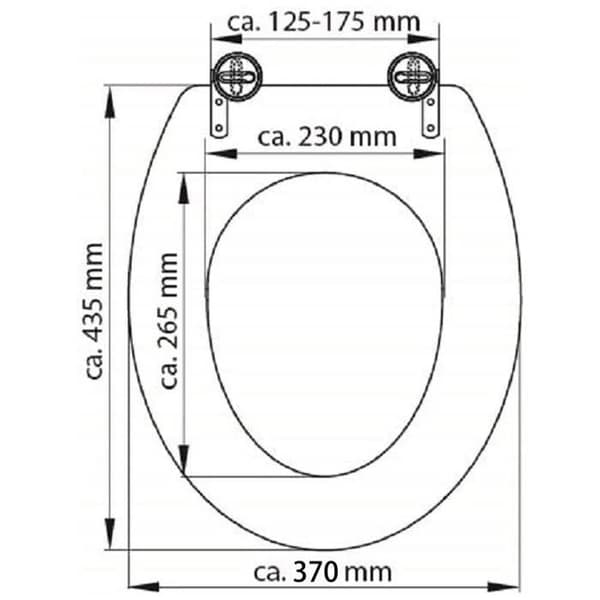 Toalettstol - Schütte - 80024 - Multicolor - MDF - Repellerande mot repor