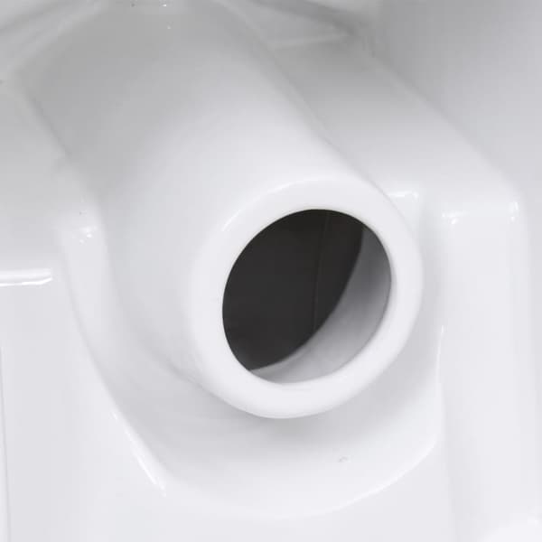 vidaXL keramisk toilet med afløb bagpå hvid -  Toiletter