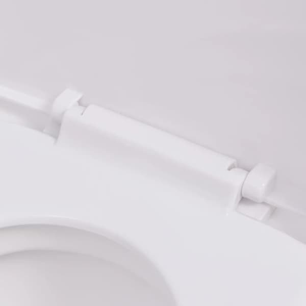 vidaXL væghængt toilet keramisk hvid - Toiletter
