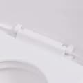 Miniatyrbillede 7 af 8: vidaXL væghængt toilet keramisk hvid -  Toiletter