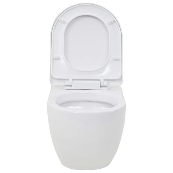 The Living Store væghængt toilet med skjult cisterne keramik hvid -  Toiletter