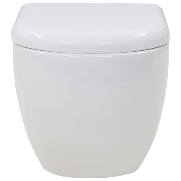 The Living Store væghængt toilet med skjult cisterne keramik hvid -  Toiletter