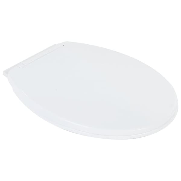 The Living Store højt toilet uden kant soft close 7 cm højere keramik hvid -  Toiletter