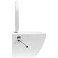 Miniatyrbillede 5 af 11: Væghængt toilet uden kant og med skjult cisterne keramik hvid - Væghængt Toilet - Væghængte Toiletter - Home & Living