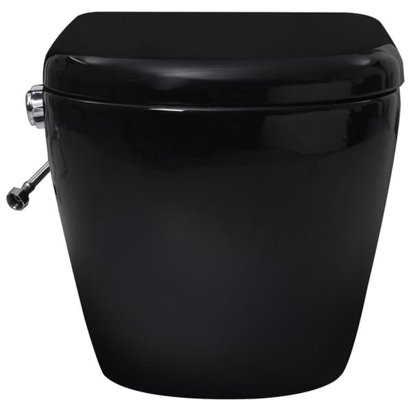 Vägghängd toalett kantlös med dold cistern keramik svart - Vägghängd Toalett - Vägghängda Toaletter - Home & Living