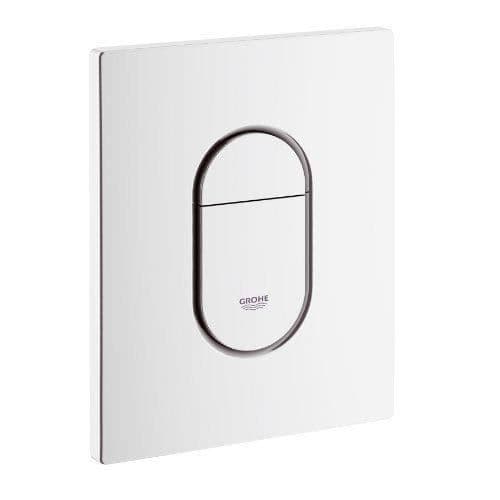WC kontrollplatta - GROHE - Arena Cosmopolitan - Alpine White - Vertikal - Double touch
