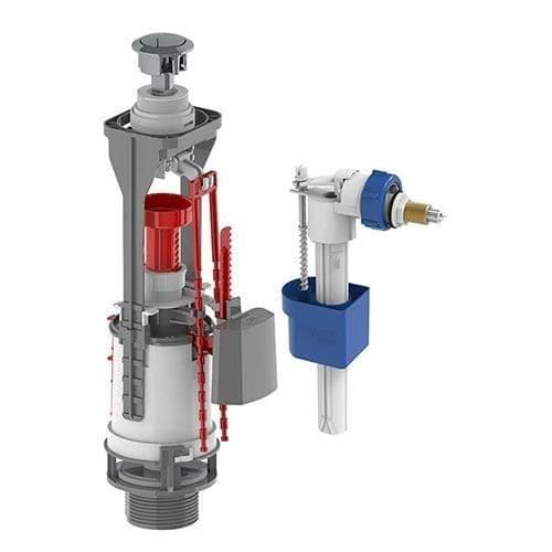 NF Push Mechanism Kit + NF Flottörventil - EDOUARD ROUSSEAU - Krom