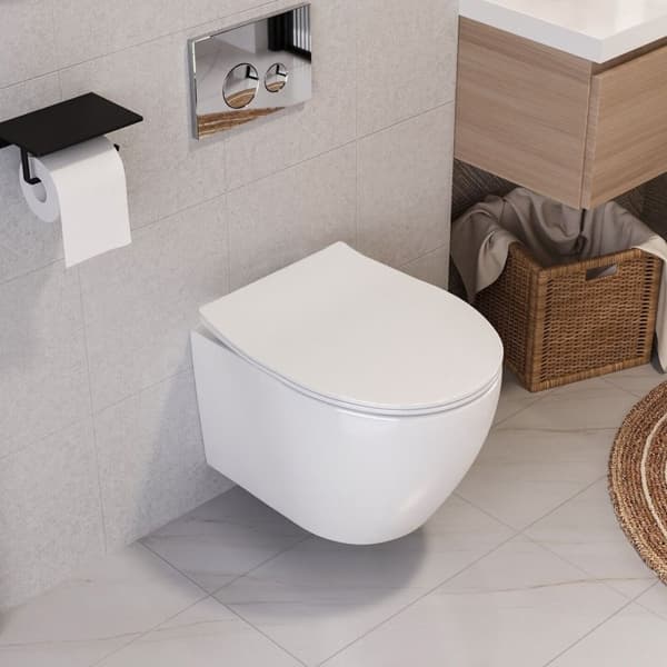 WC-setti Rea CARLO MINI Rimless Flat +