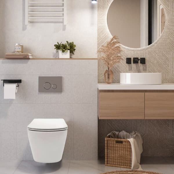 WC-setti Rea CARLO MINI Rimless Flat +
