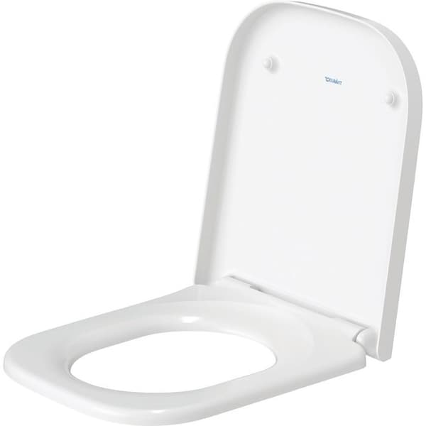 Duravit 0064590000 Happy d.2 WC-sitsal med rostfria gångjärn Vit Soft Close - 0064590000