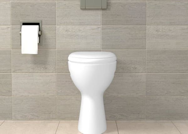 WC - toaletter Fischer - 567570 - WB 2 Fäste för WC och Bidet med golvfäste med vertikala hål, Nickel