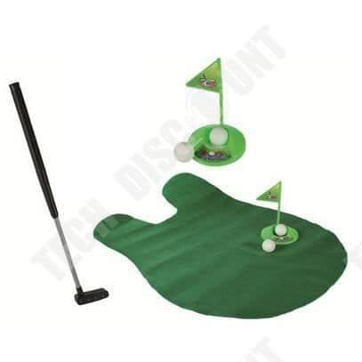 Rolig original mini-golfspel för toaletten - Toaletthandels golfleksak - Rolig speltoalettdekoration