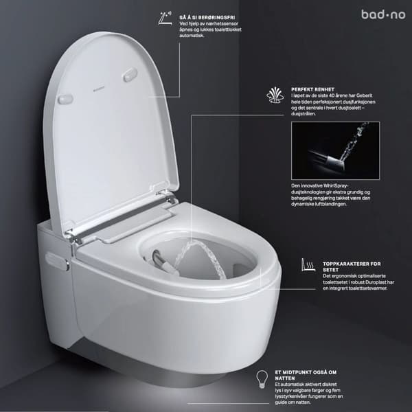 Geberit AquaClean Mera Comfort Vegghengt toalett