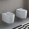Miniatyrbilde 2 av 4: Olympia Small Bea Rimless Vegghengt Toalett