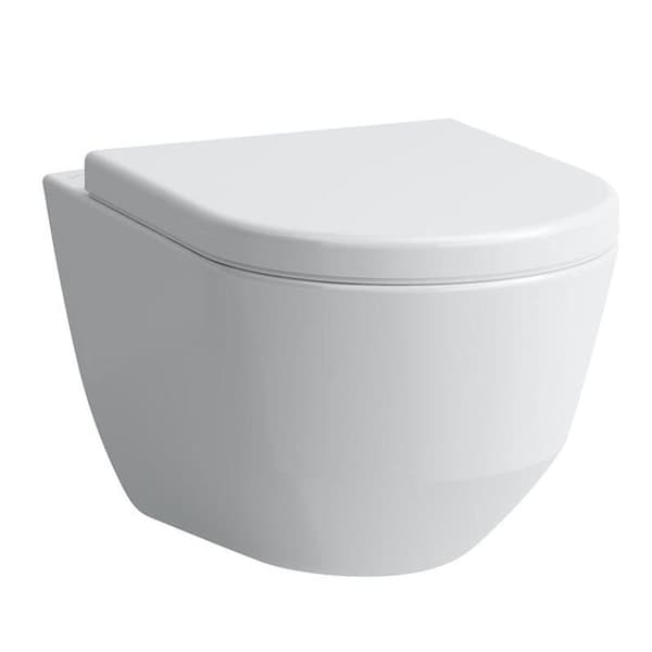 Laufen Pro S Compact Rimless Veggskål uten toalettsete Hvit