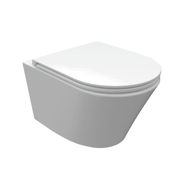 Alterna Easy 2.0 Rimless Veggskål uten toalettsete Hvit