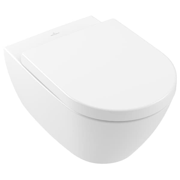 Villeroy Boch Subway 2.0 DF Veggskål uten toalettsete Hvit