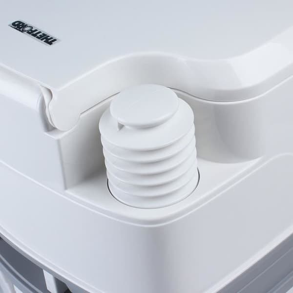 Bärbar kemisk toalett - THETFORD - Porta Potti Qube PP 165 - Kapacitet 21L - 15L - Grå