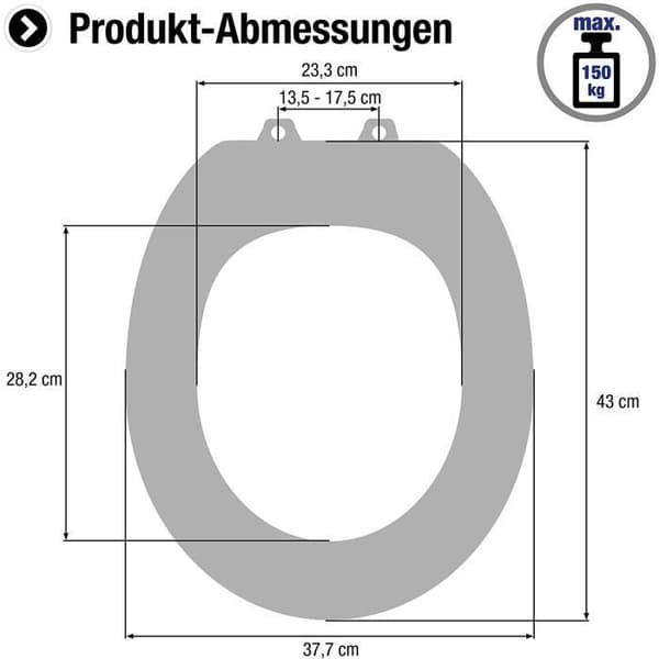 Toalettsits - Cornat - Ligna Pin - Äkta trä - Rostfria gångjärn - 2,7 kg