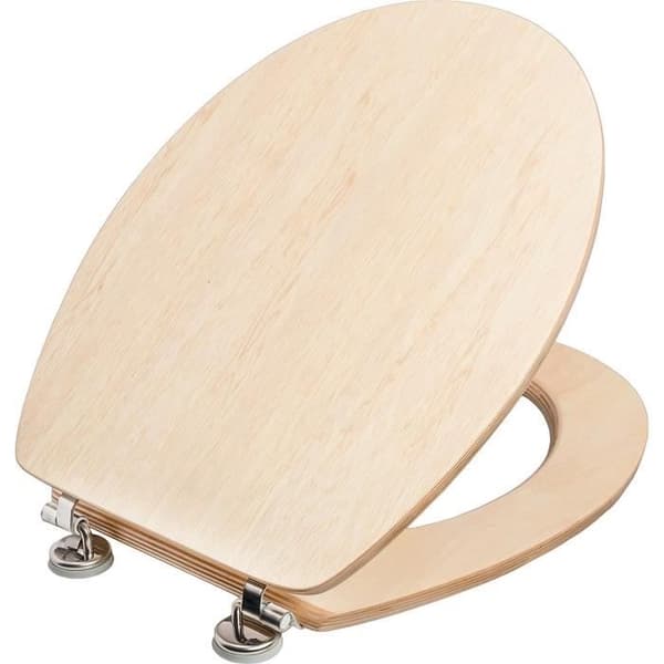 Toalettsits - Cornat - Ligna Pin - Äkta trä - Rostfria gångjärn - 2,7 kg