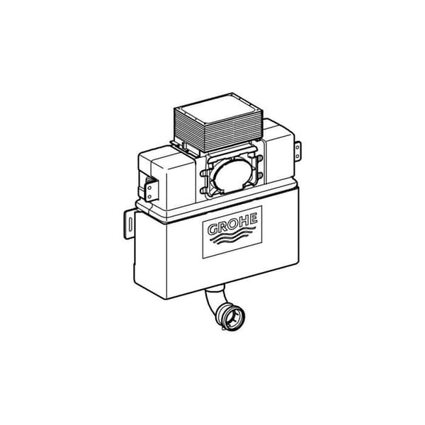 Inbyggd WC-cistern - GROHE - 38422000 - Vit - Plast - Standard