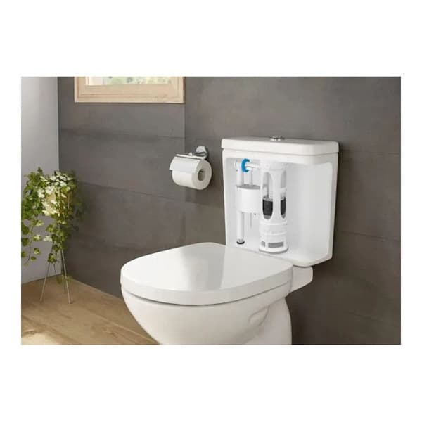 Universell WC-jaktmekanism, hål-lock 40 och 50 mm, dubbelflöde