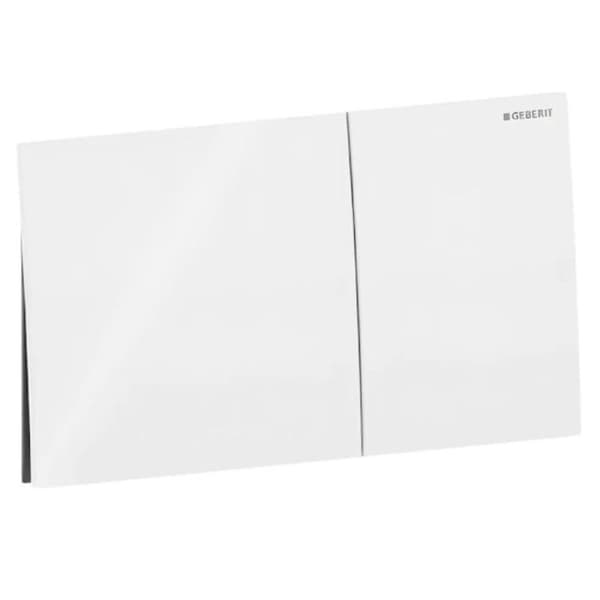 Geberit Sigma 70 infälld toalettkontrollpanel, dubbel touch, vit