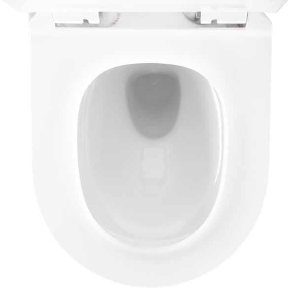 VÆGHÆNGT TOILET REA TORNADO AIAX SHINY HVID MARMOR