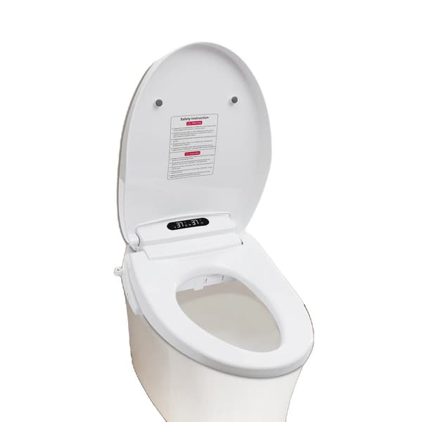 Bidet-toalettlock, intelligent uppvärmd sits, fjärrkontrollsoperation,220V