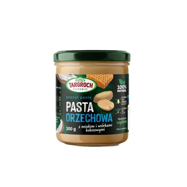 Hunaja-kookosmaapähkinävoi 300g