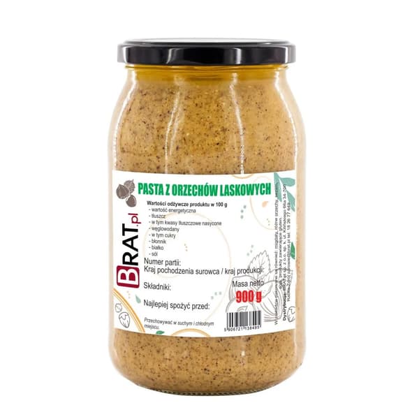 Hasselpähkinätahna 900g
