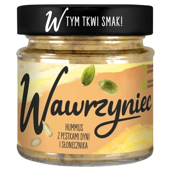 Hummus med græskar- og solsikkekerner 180 g