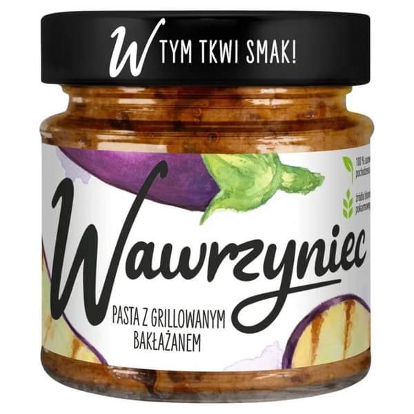 Pasta med grillad aubergine 180g