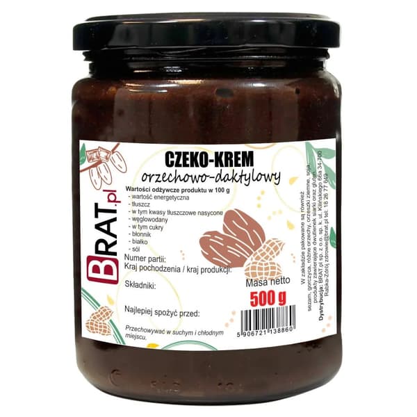 CZEKO-KREM - nöt- och daddelkräm 500g