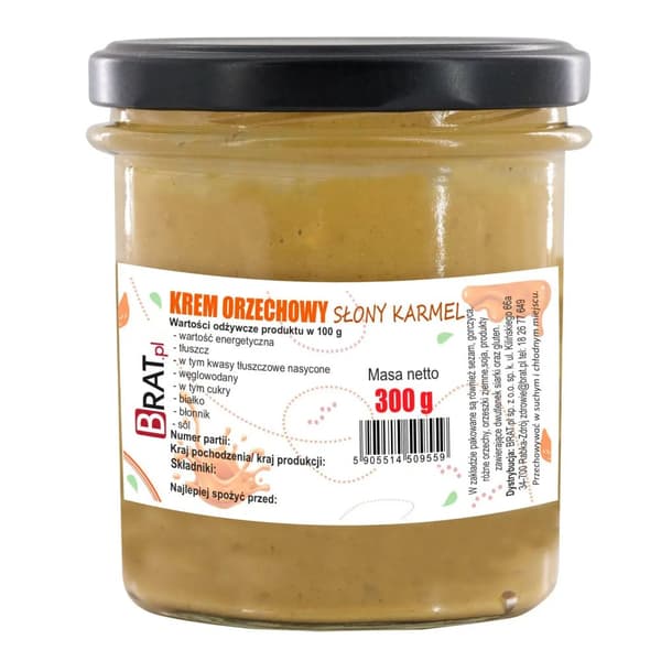 SALTY CARAMEL nötkräm 300g