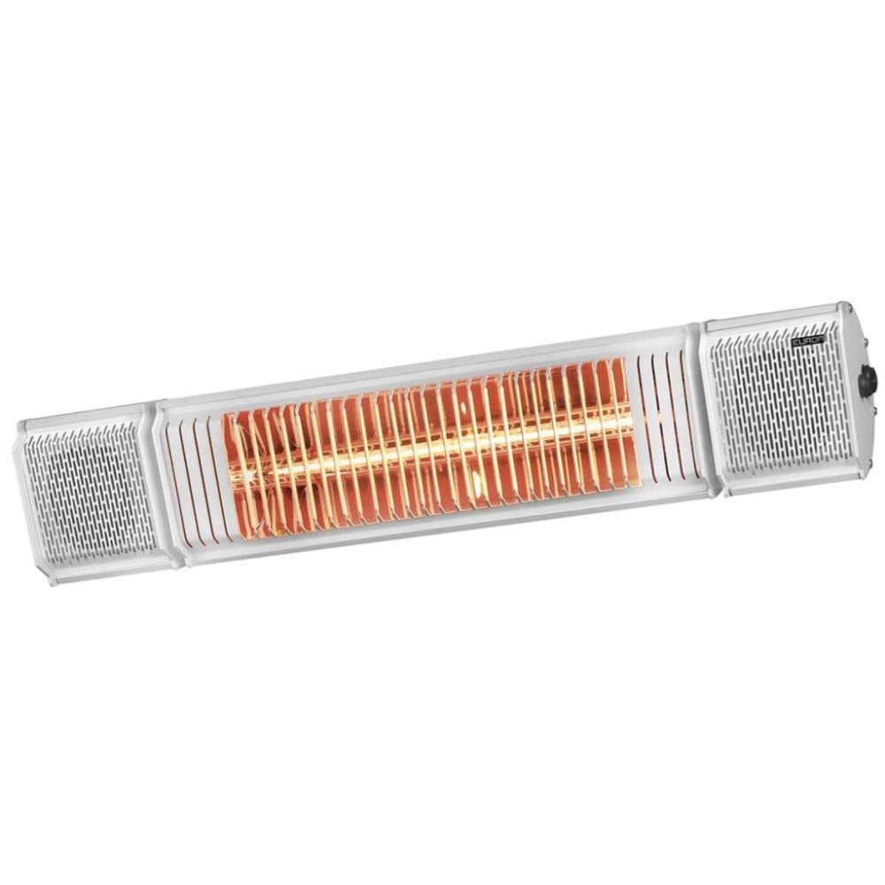Eurom Terrassevarmer Heat and Beat 2000 W hvid 334593