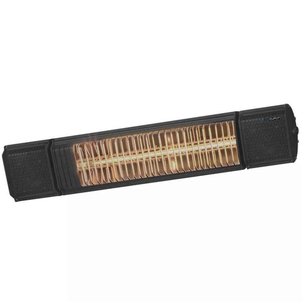 Eurom Terrassevarmer Heat and Beat 2000 W sort 334579