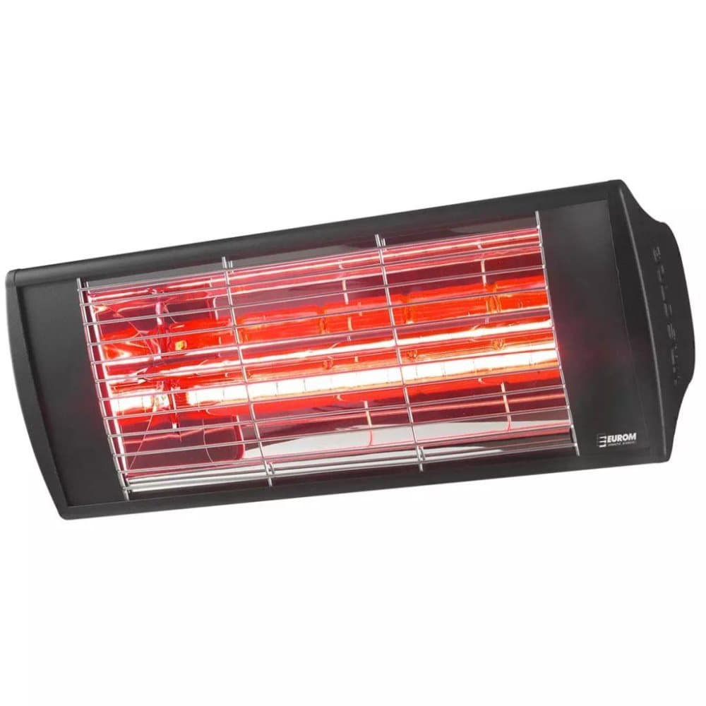 Eurom Terrassevarmer 2000 W Goldsun Supra 2000 sort 334647