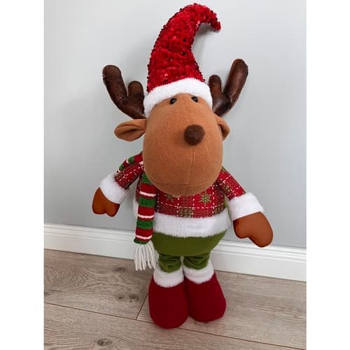Julreinsdyr - teleskopisk 95cm Ruhhy 22329