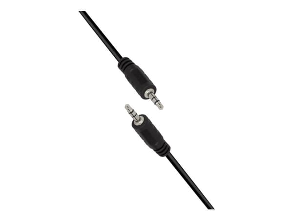 LogiLink - Lydkabel - mini-phone stereo 3.5 mm hann til mini-phone stereo 3.5 mm hann - 1 m - svart